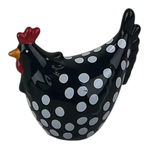 Black speckled chicken - black,
