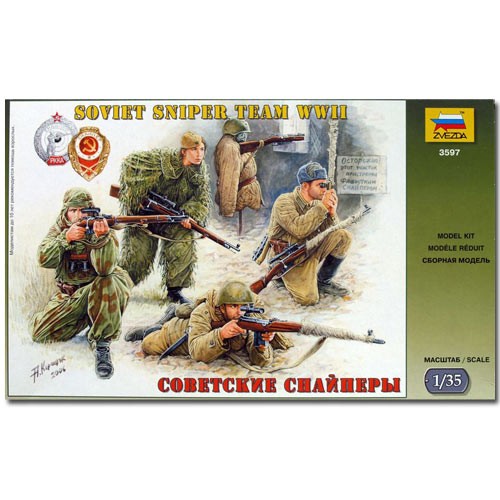 Zvezda 3597 soviet sniper team - zvezda,