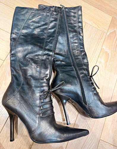 Women black knee - black, high