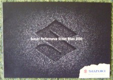 SUZUKI PERFORMANCE STREET BIKES Sales Brochure Jan 2000 AUSTRALIAN PRINT
