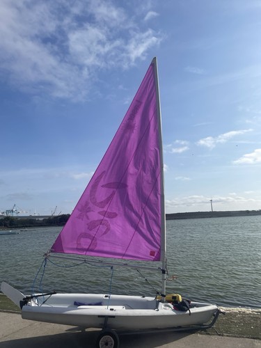 Laser pico sailing dinghy - sailing,
