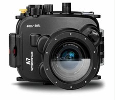 Seafrogs 40M/130FT Waterproof Underwater Camera Housing Case for Sony A7 A7R