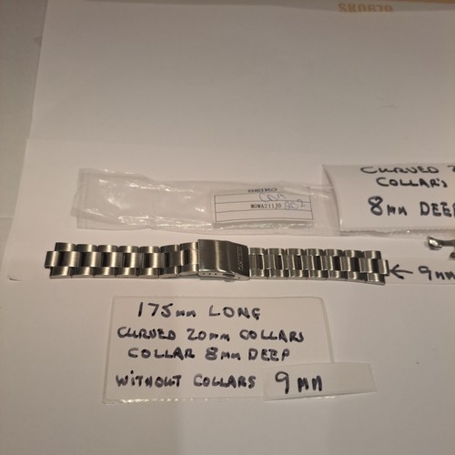 Seiko strap curved - 20,