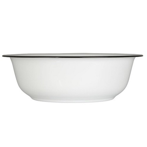 Large wash bowl white - bowl, enamel