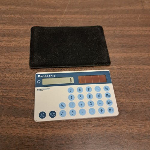 Vintage panasonic solar cell - vintage,