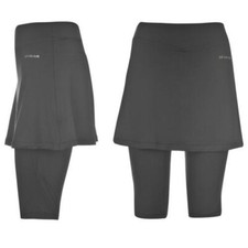 SKORT SKIRT BLACK Tights Pants SIZE UK  8 NEW NETBALL GYM L A GEAR