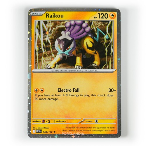 Pokemon raikou cosmos holo - pokemon,