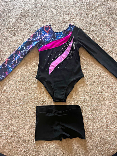 Girls long sleeve gymnastics - long,