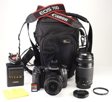 Canon EOS 70D DSLR & 18-55 &
