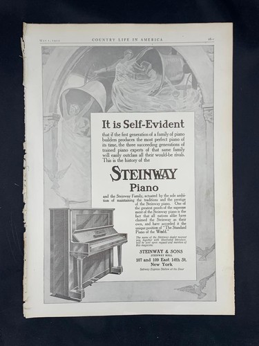 Magazine 1912 steinway - -,