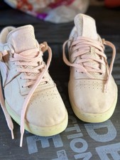 Reebok Workout Plus Trainers In Pastel Pink Size 8