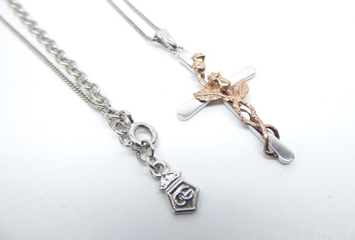 Clogau gold silver 9ct rose - silver, &