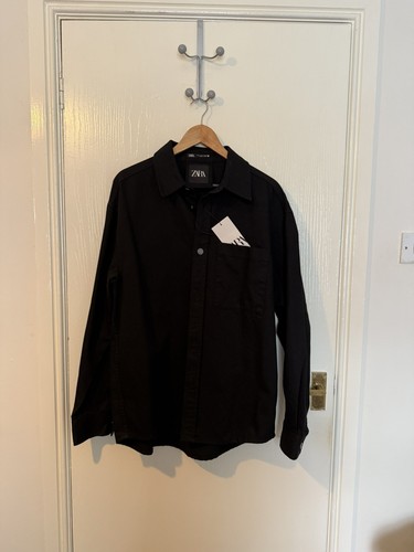 Zara men black solid - men’s,