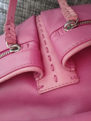 Radley pink leather - pink, shoulder