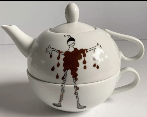 Jersey pottery tea for one - for, set