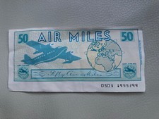 1980s Paper UK Air Miles