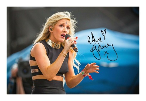 Ellie goulding autograph - ellie,