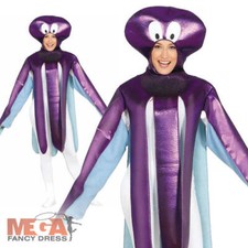 Octopus Adults Fancy Dress Sea Creature Animal Mens Ladies Novelty Fun Costume