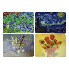 Set of 4 Van Gogh Cork Backed