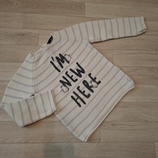 Baby Boys Age 18-24 Months Joules Knitted Jumper Cute Penguins