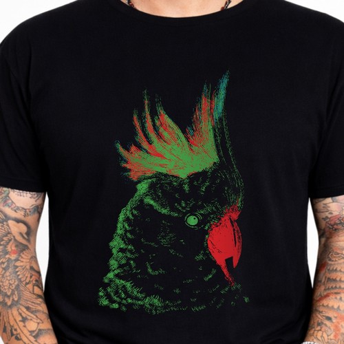 Cockatoo parrot graphic - cockatoo,