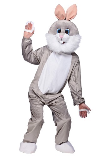 Grey easter bunny rabbit - grey,