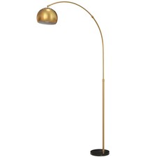 HOMCOM Arc Floor Lamp for
