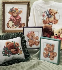 Cross stitch teddy bears - cross,