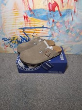 Birkenstock Boston Clog Women’s Soft Footbed UK 6 EU 39 Taupe