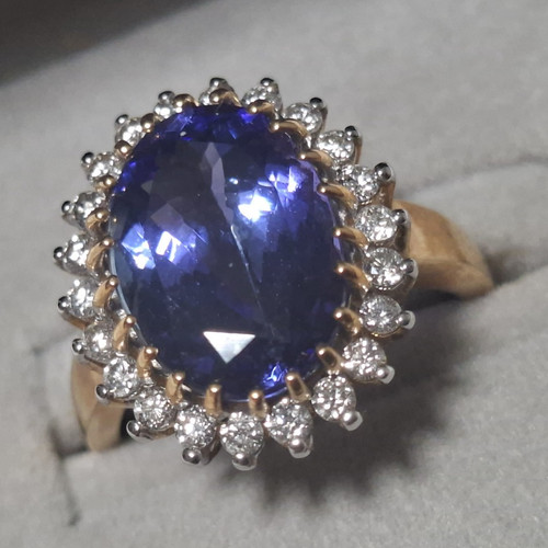 39cts aaa tanzanite and - 6.39cts,