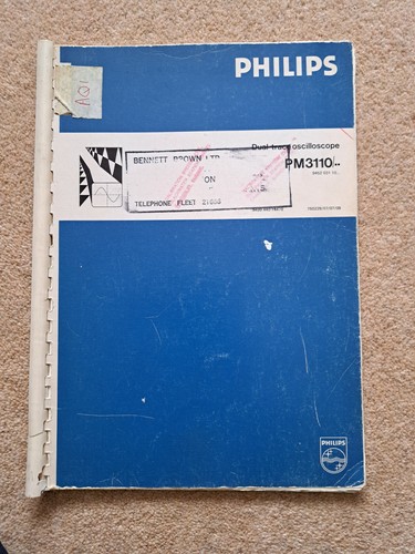 Philips pm3110 dual trace - philips,