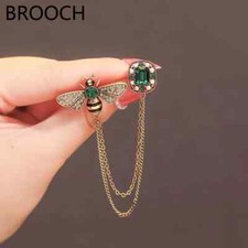 Vintage Bee Chain Brooch