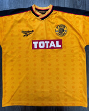 Original Authentic Reebok Kaizer Chiefs 1997/1998 Home Shirt Mens Extra Large XL