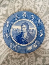 Vintage Royal Doulton Robbie Burns Commemorative Collectors Plate