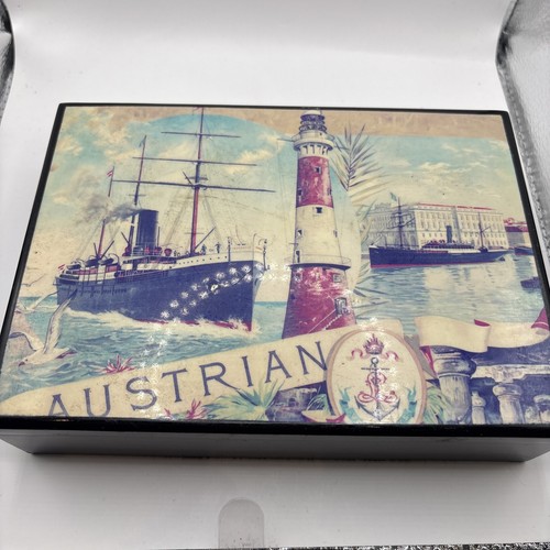 Vintage wooden playing card - playing,