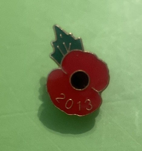2013 poppy remembrance pin - remembrance,