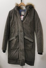 Women's ROXY Khaki Winter Coat SIZE LARGE CG E43 