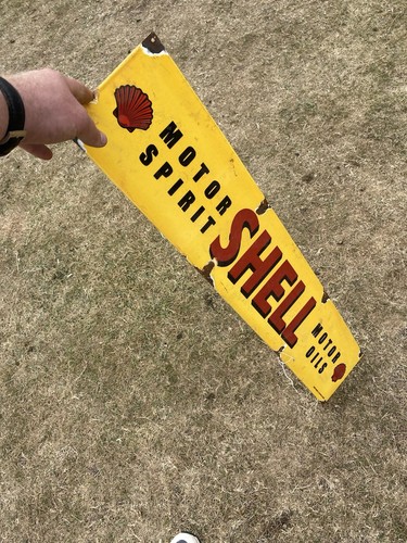 Rare shell motor spirit enamel - spirit,