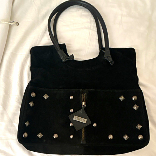Versus versace black - black, suede