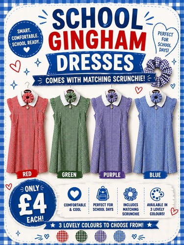 Girls school dresses colours - girls,