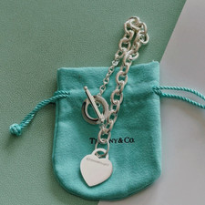 Tiffany heart tag - tag, toggle