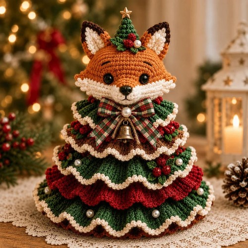 Crochet animal christmas tree - crochet,