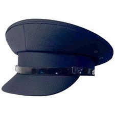 Navy Blue Chauffeur's Cap, Classic Round-Domed Size 57cm
