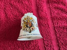 English Aynsley Bone China Charles And Diana Wedding Commemorative Bell c1981