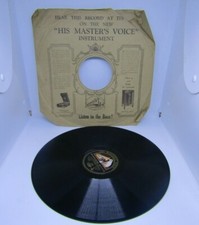 Old vintage 78 rpm record -