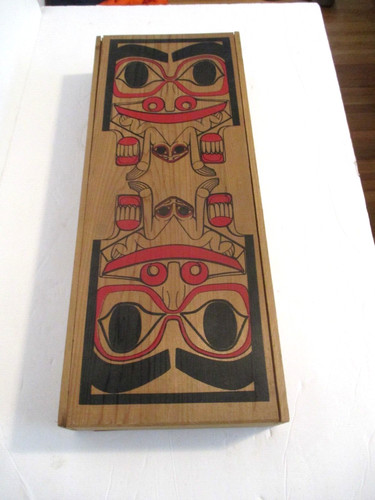 Large wood slotted slide - large,