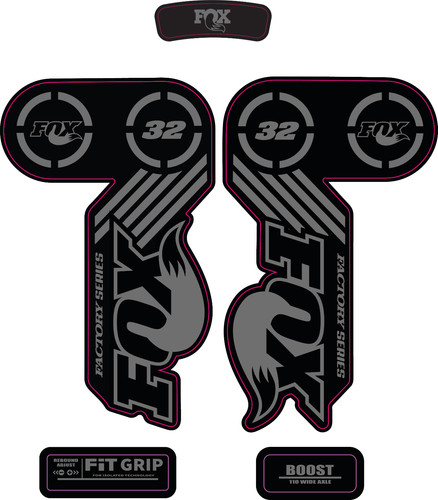 Fox factory forks decals - 32,