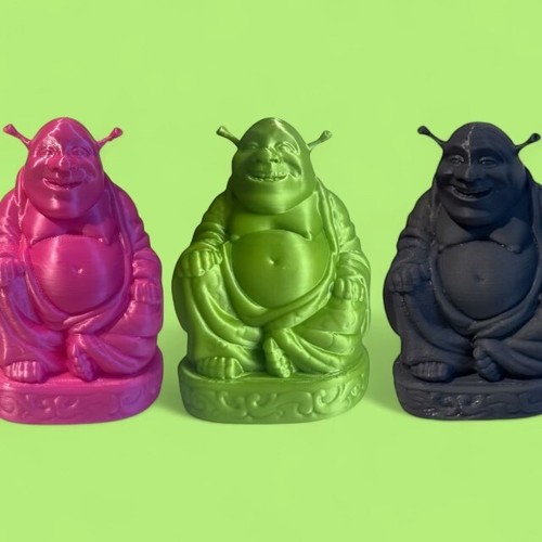 Shrek buddha ornament - ornament,