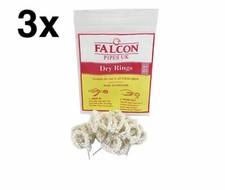 3 x Falcon Pipe Dry Rings - Suitable for all Falcon Pipes 75 Dry Rings in Total