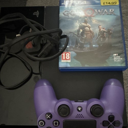 Ps4 black with controller and - controller,